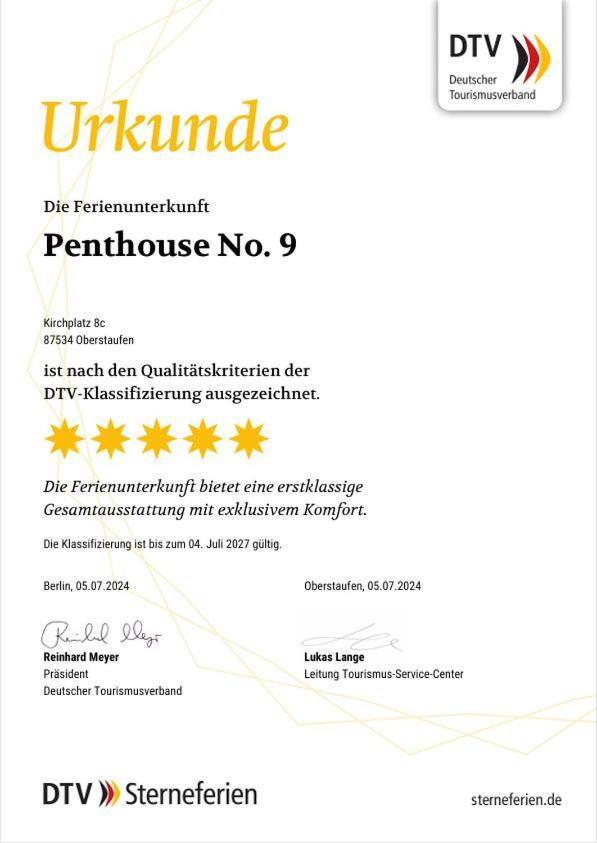 Penthouse N°9 Διαμέρισμα Oberstaufen Εξωτερικό φωτογραφία